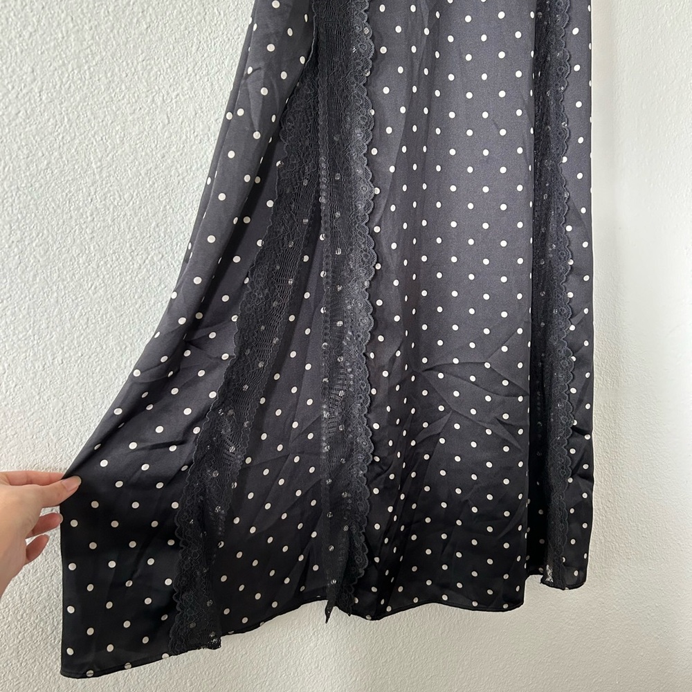NWT Free People Bad For You Printed Slip in Black Combo - Picture 10 of 11